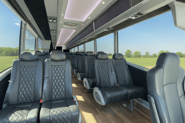 coach bus in Maple Grove